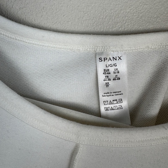 Spanx Perfect Length Top Dolman Sleeve Sweatshirt - Size Large - Picture 4 of 8